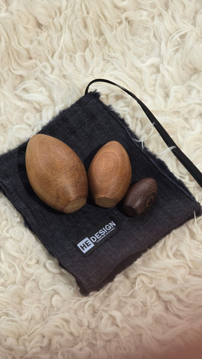 Wooden Massage Eggs